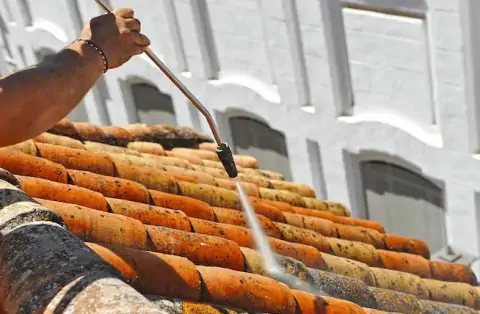 Nettoyage de toitures - Théding